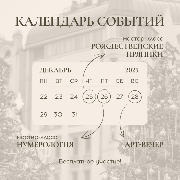 Календарь событий в La Riva!